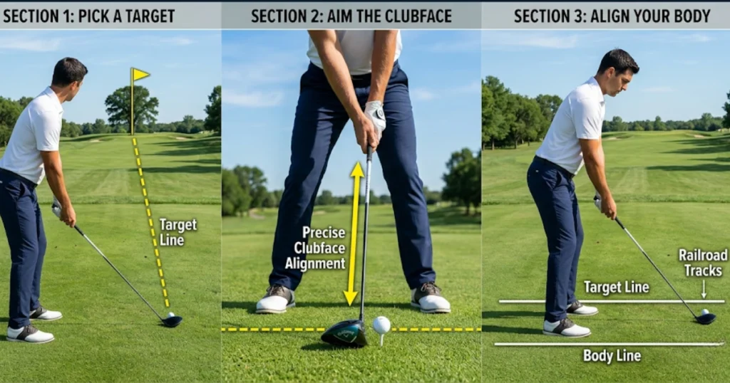 How to Line Up a Golf Shot